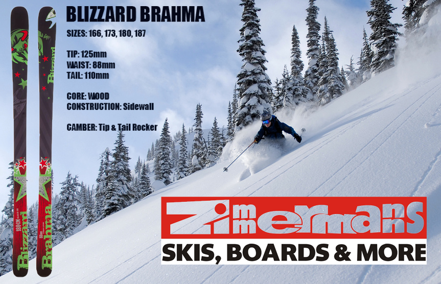 2014 Blizzard Brahma Review Zimmermann's Skis Nashua NH